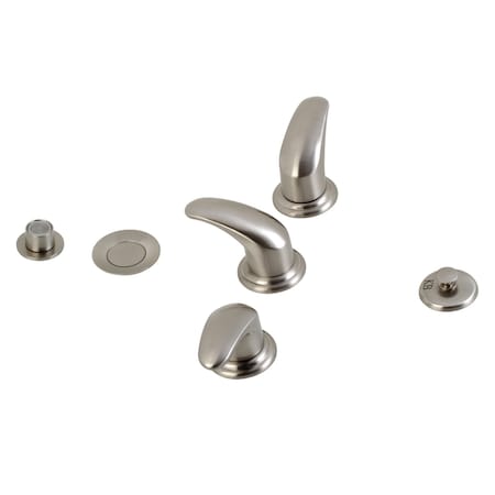 Kingston Brass KB328LL Bidet Faucet, Brushed Nickel KB328LL
